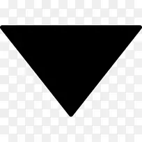 计算机图标箭头-倒三角形