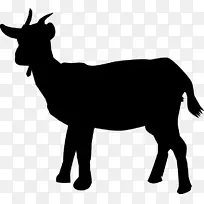 波尔山羊黑色孟加拉山羊剪贴画.山羊载体