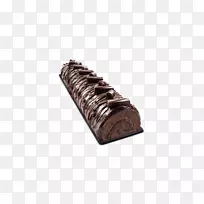 红丝带瑞士卷巧克力软糖蛋糕面包店-双层