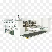 机械柔印瓦楞纸纤维板打印机.欧洲印刷