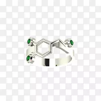 耳环多巴胺金分子固体环