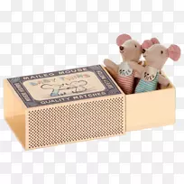 电脑鼠标儿童邮件北美公司兔子条纹爱情礼盒