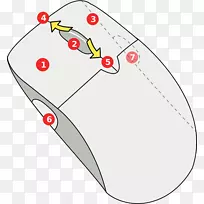 电脑鼠标按钮剪贴画.鼠标绘制