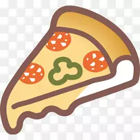 夏威夷比萨饼表情符号比萨公司android熟肉片