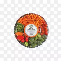蔬菜素食菜胡萝卜沙拉番茄托盘