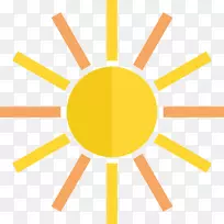 电脑图标剪贴画太阳元素
