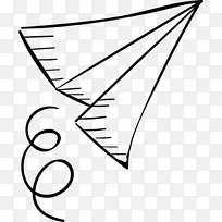 纸面飞机计算机图标-无纸飞机