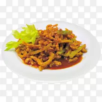 印度料理餐厅中餐素食菜切碎