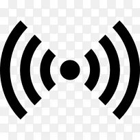 电信wi-fi强度中的计算机图标信号强度
