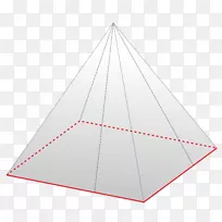 直角金字塔几何图形顶点三角形-金字塔5步