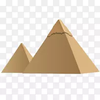 三角形金字塔棕色金字塔5步