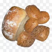 黑麦面包，格雷厄姆面包，纯碱面包，棕色面包背面