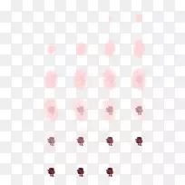 花瓣唇粉红色m-红变异癌细胞