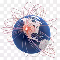 地球计算机图标剪辑艺术变异癌细胞
