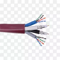电气连接器电线网络电缆第6类电缆双绞线扫描