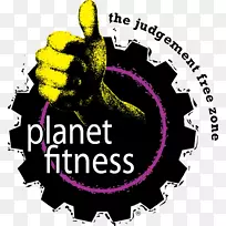 行星健身中心健身运动-健身俱乐部标志