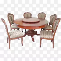 咖啡桌垫椅式圆桌