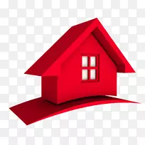 房产标识-红色房屋