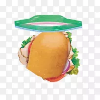 花生酱果冻三明治汉堡包