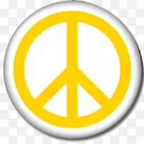 和平符号回签按钮