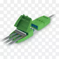 电连接器螺钉端子交流电源插头和插座接线图分裂盒