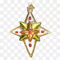 圣诞装饰品圣诞树传统装饰明星