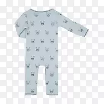 袖子t恤婴儿和蹒跚学步的婴儿一件睡衣紧身套装轻型斗牛犬