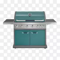 烧烤大厨户外烧烤架和烤架-薄荷绿