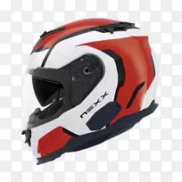 摩托车头盔附件x积分头盔巡回赛摩托车-红色商店
