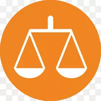 人身伤害律师电脑图标人身伤害律师-橙色和白色