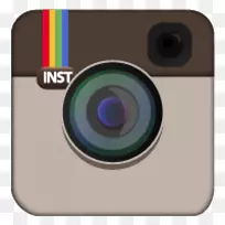 社交媒体Instagram标志-徽标展示模板