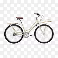 自行车车轮混合自行车车架自行车马鞍多边形城市传单