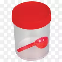 塑料儿童罐盖盒-牛奶桶PNG