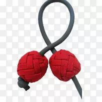 降落伞绳结玩具-双色