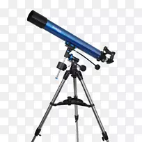 米德仪器折射望远镜反射望远镜昏迷-黑色望远镜