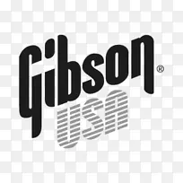 吉布森莱斯保罗定制吉布森品牌公司。标志-裂缝