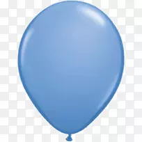 Mylar气球派对颜色蓝色