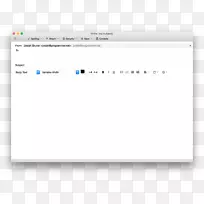AppleScript脚本语言文本编辑器命令行界面屏幕截图-邮件地址