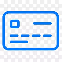 电脑图标银行卡信用卡借方