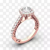 订婚戒指，结婚戒指，珠宝-玫瑰婚礼