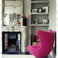 室内设计服务洋红椅房彩色装饰