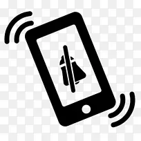 电话机图标iphone.关机