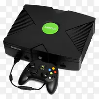 Xbox 360控制器黑色视频游戏机-游戏机