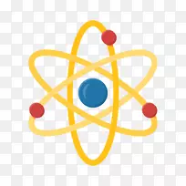 科学原子化学计算机图标化学分子