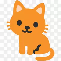 猫表情符号android nougat android oreo-cat插画师