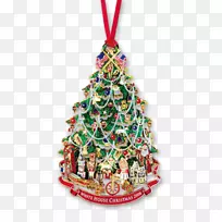 白宫圣诞树圣诞装饰品-孙子孙女
