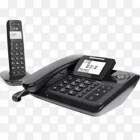 无绳电话家庭和商务电话答录机数字增强无绳通信移动电话显示动作