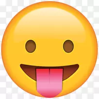 表情符号微笑眨眼贴-好心情