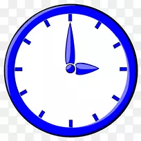 数字时钟计算机图标剪辑艺术时钟