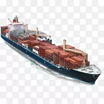 货轮货运货船集装箱船